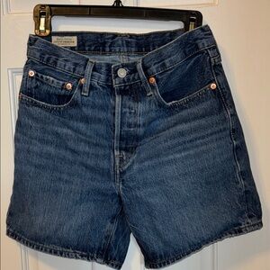 Levi's Dark Blue Denim Shorts